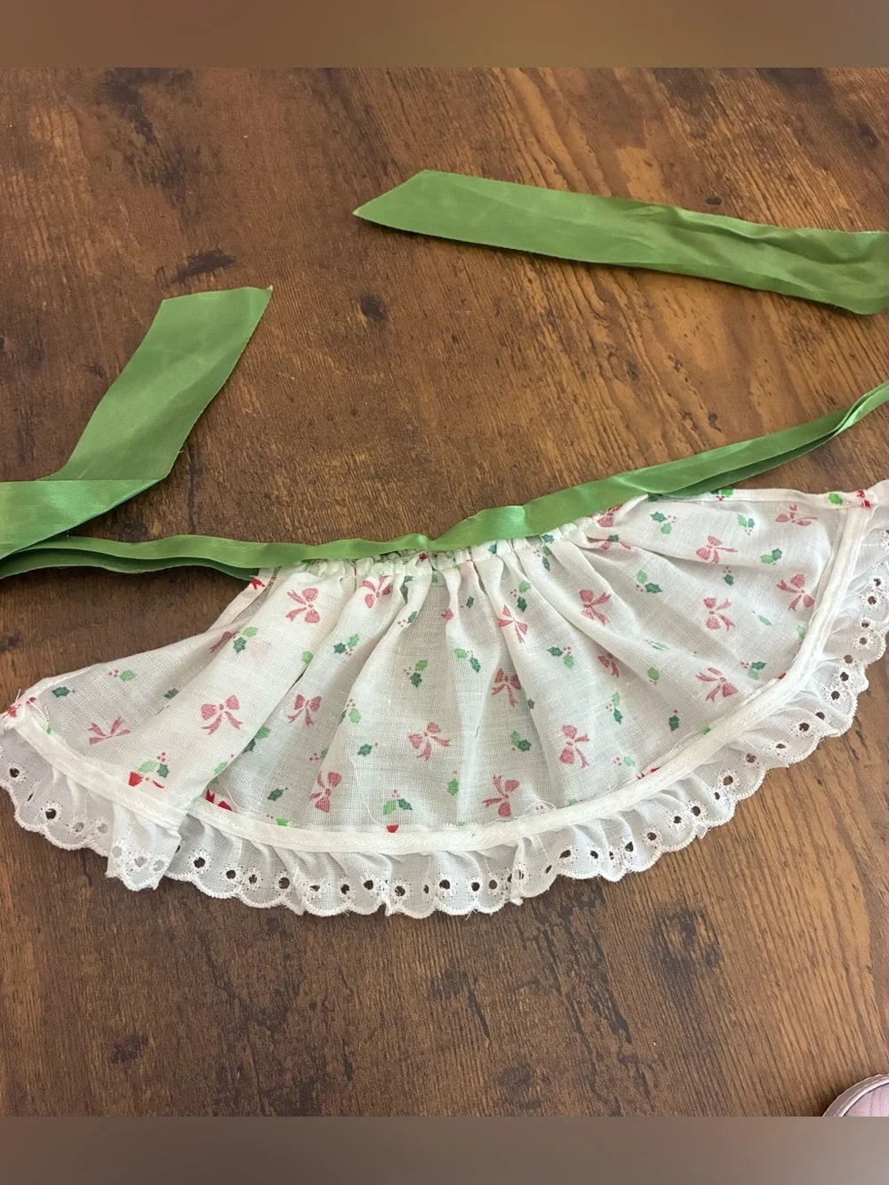 Vintage Handmade Doll Apron